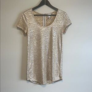 Dynamite Gold Shimmer Women's Top